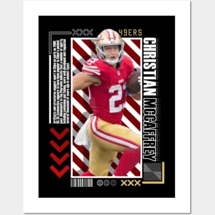 Christian Mccaffrey Paper Poster Version 10 Posters and Art